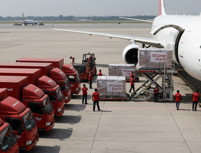 Cargo Jakarta ke Bukit Raya